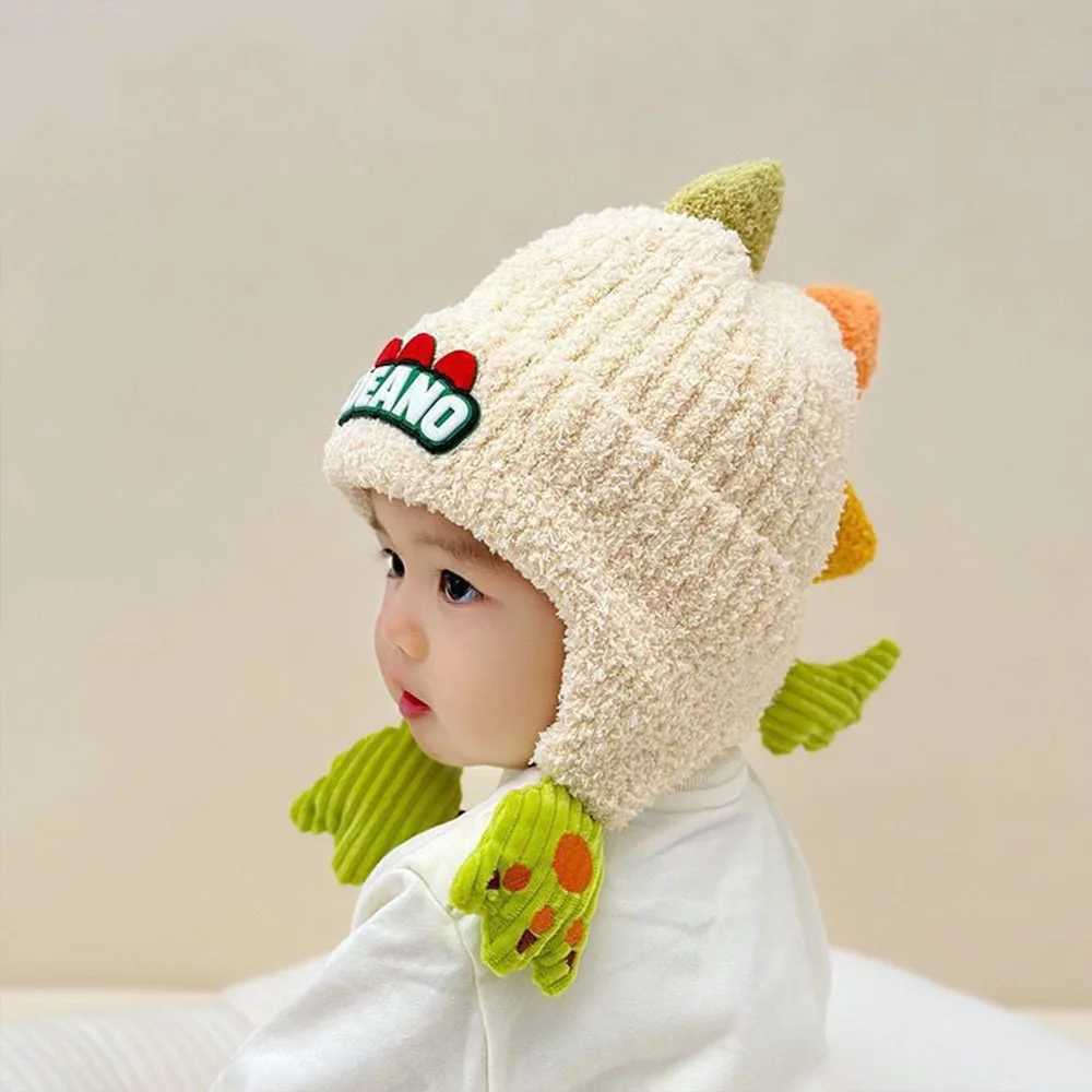 Boys and Girls Dinosaur Hat Cute Cartoon Lightweight Warm Winter Baby Hat for Kids for Autumn and Winter Outdoor Activities J251021