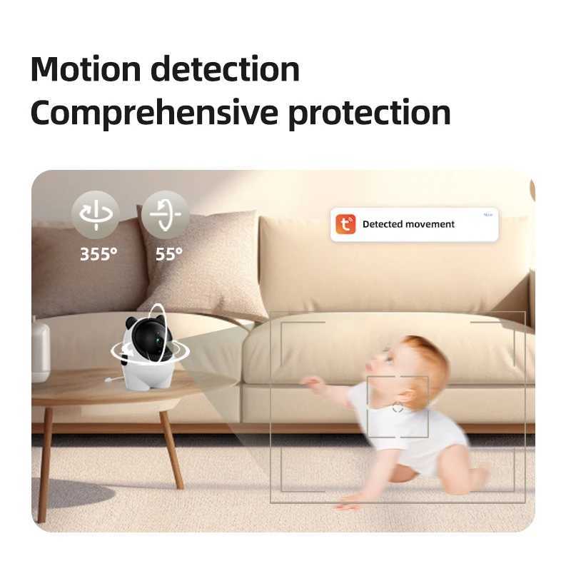 Danmini 2K HD Baby Monitor 3 Million Pixels Camera Tuya App Mobile Remote Control Infrared Laser Shake Pet Night Vision Monitors J251121