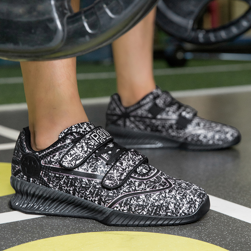 Men's Squat Specific Shoes Anti-Slip with Reinforced Support for Gym Weightlifting Effectively Prevent Ankle Sprains in Strength Training