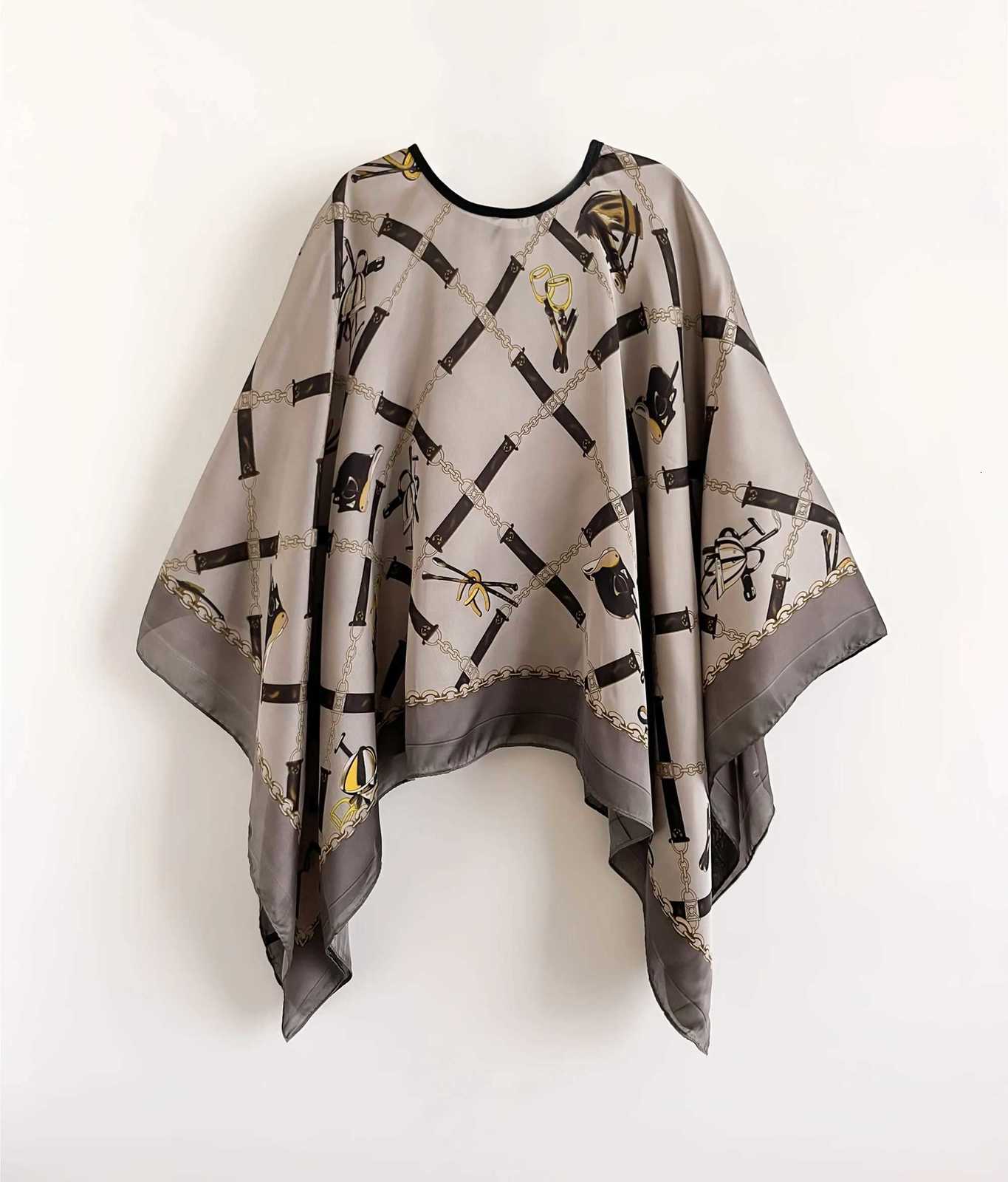 2025 New 110x110cm Luxury Brand Designer Plover Scarf Print Large Handkerchi Hijab Shawl Wen Band FoaW251021