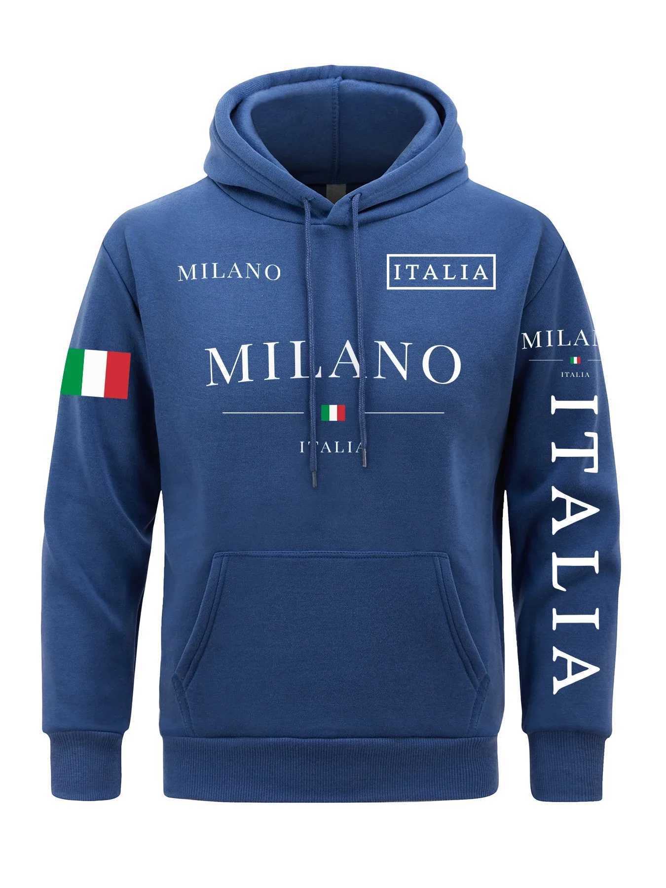 Flag Of Italy Men Hoodie Milan City Hoodies 3d Print Hoody For Man Casual Spring Autumn Clothing Top W251021