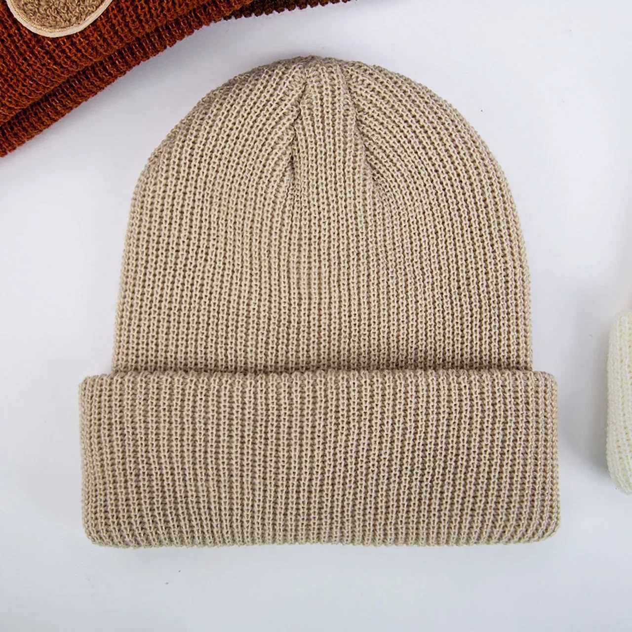 Winter Warm Knitted Baby Hat Cute Cartoon Bear Baby Girl Boy Ear Protection Cap Infant Toddler Pullover Cap Beanie J251021