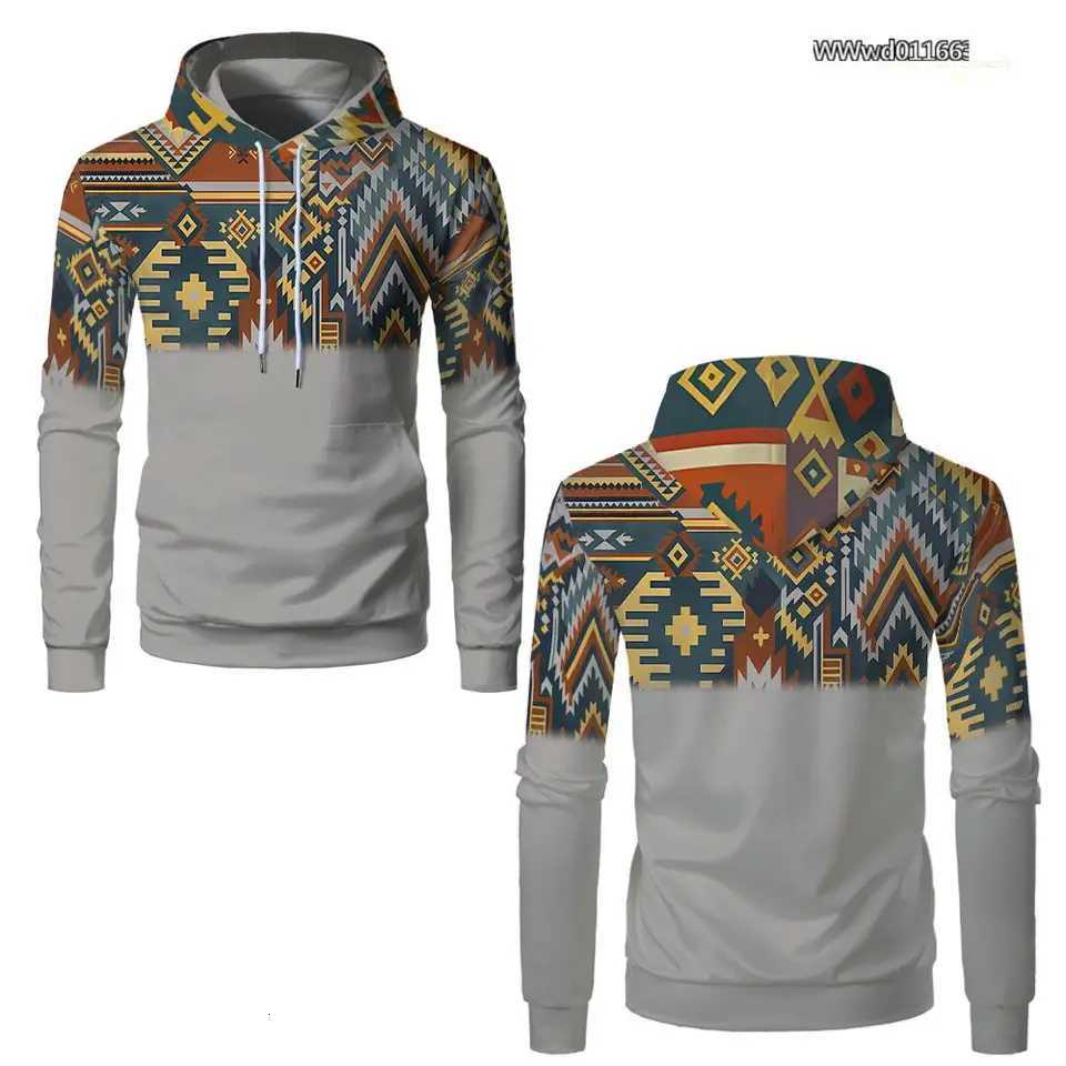 Tribal Ethnic Style 3D Print Hoodie Unisex Fashion Vintage Casual Everyday Tops Autumn Winter New Warm Long Sleeve Sweatshirt W251021