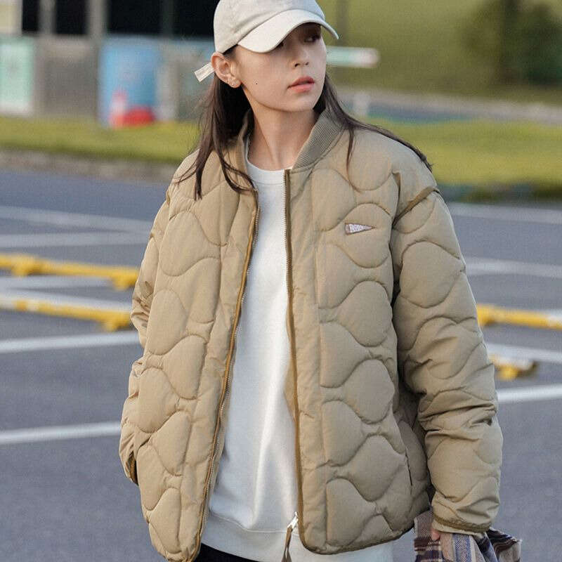 coat American down baseball women 2023 new spring and autumn winter jacket, thick cotton jacket