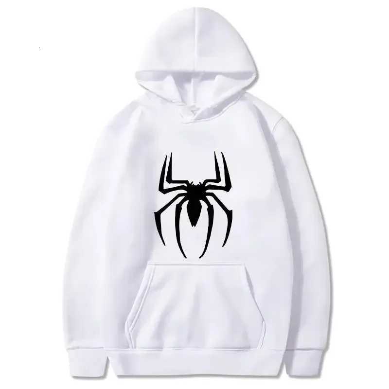 Parkour printhoodies spider men hoodie for men clothing women pullovers winter sweater sweatshirt jackets black white W251021