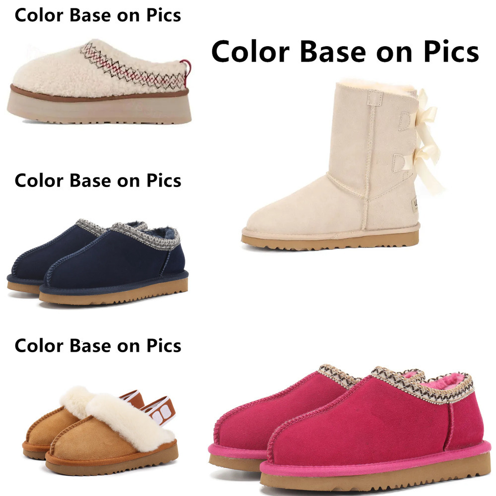 Free Shipping Kid Boot Toddler Boots Kids Tasman Slippers Baby Australia Child Snow Boot Children Boys Girls Winter Boot Classic Ultra Mini Boot with Bowtie ff