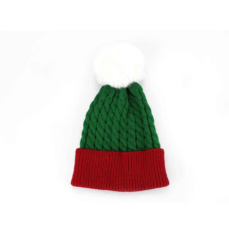Christmas Beanie Outdoor Fashion Warm Winter Womens Trendy Knitted Hat Brimless Hat H251020