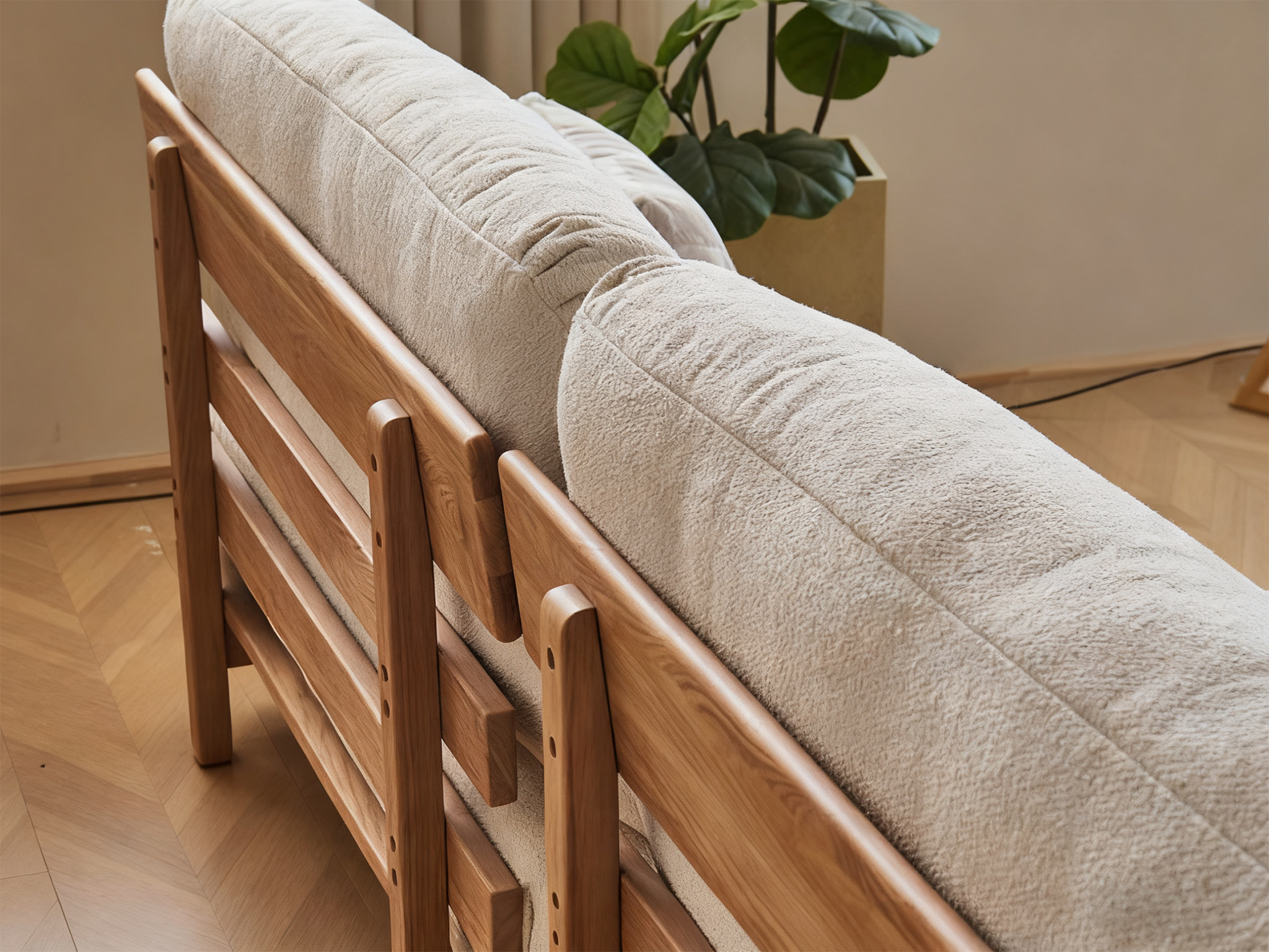 Contemporary Sofas with Durable Hardwood Frame by North America