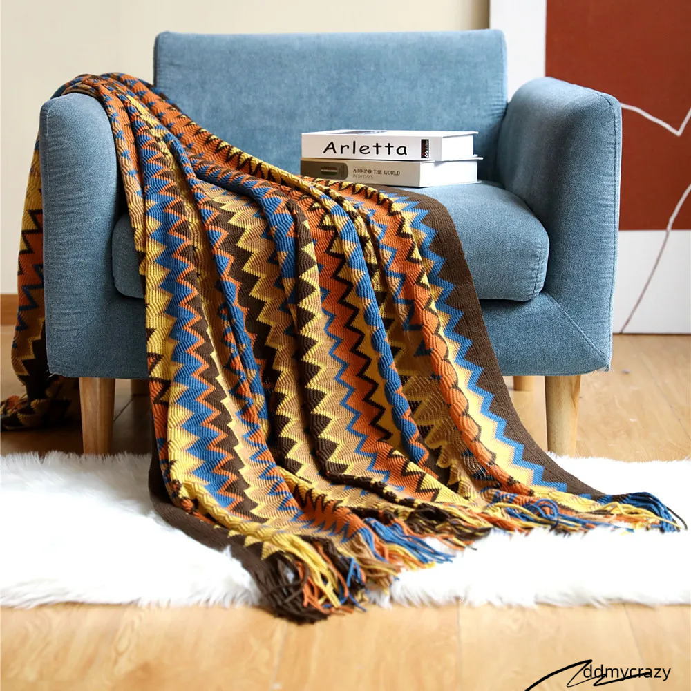 Designer Blanket Geometry Aztec Ba Blankets Ethnic Sofa Cover Slipcover Decor Throw Wall Hanging Tapestry Rug Cobertor