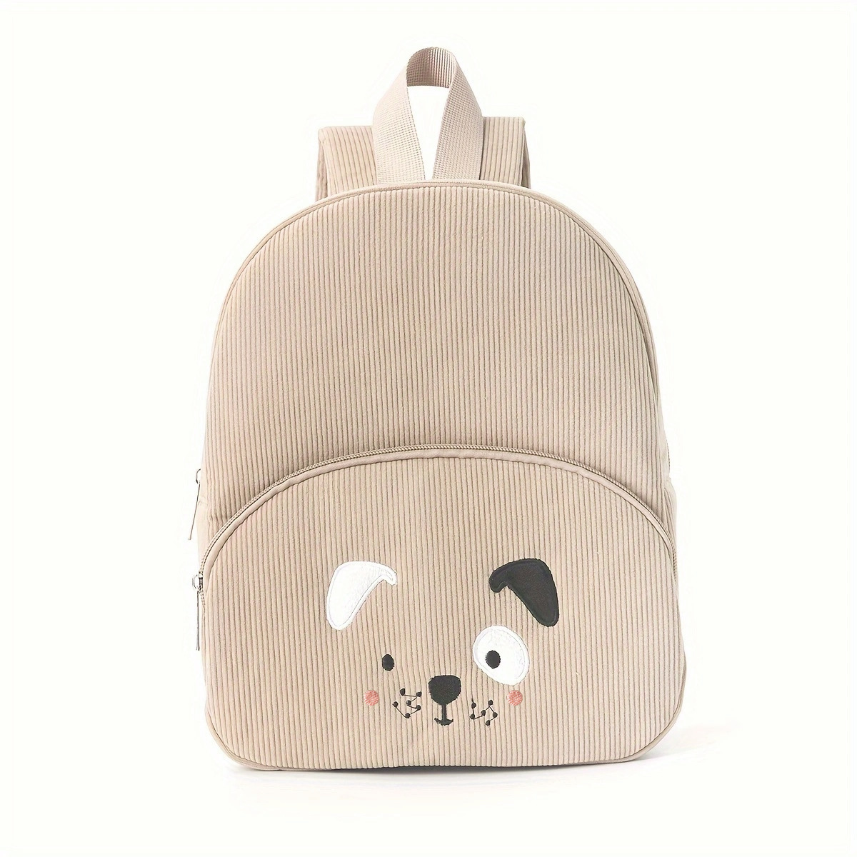 Hot selling fashion designer cute little bear corduroy elementary school backpack fashionable casual cartoon plush bag