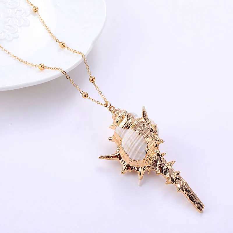 2019 Hot Bohemia Conch Shells Necklace Sea Beach Pendant Necklace For Women Female Cowrie Summer Party Gift Jewelry XJ250717