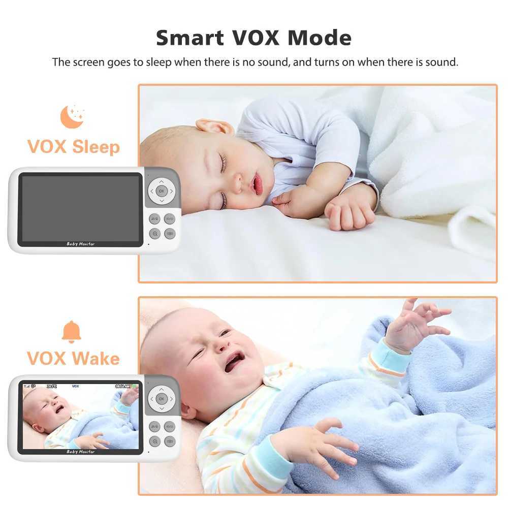 5 Video Baby Monitor Camera 720P 3X Digital Zoom Two Way Audio Auto Night Vision 300M Transmission Security Camera J251121