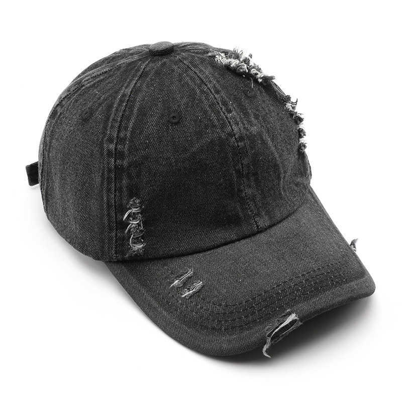 Womens Unique Washed Distressed Solid Color Baseball Cap Outdoor Mens Travel Warm Sunshade Baseball Cap H251020