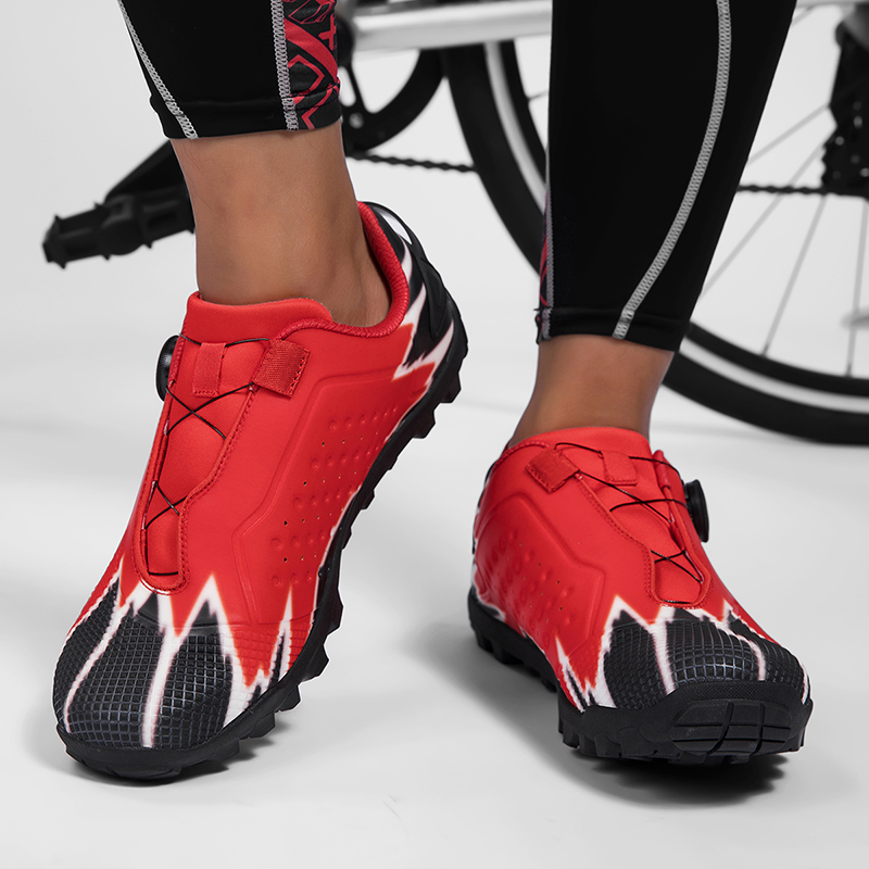 Men's Cycling Shoes Sneakers Trainers - Wear Resistant, Breathable, Non Slip, Ideal for Outdoor Professional Rides