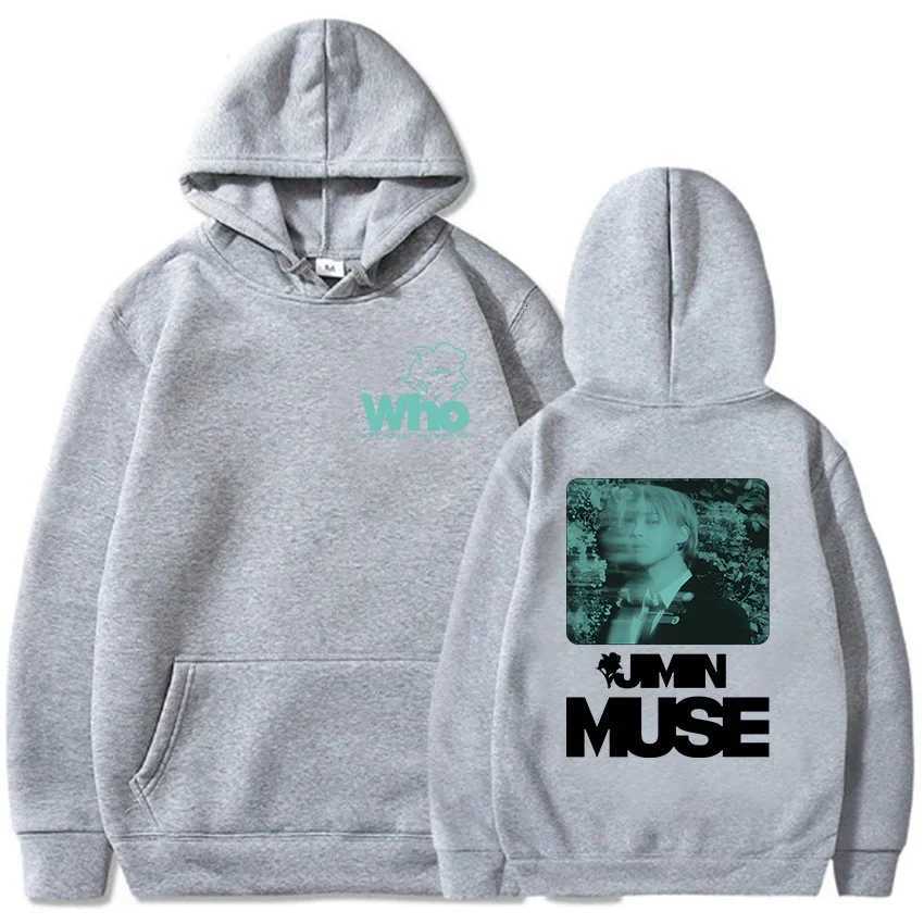 Jimin Muse is my favorite hoodie member Korean sweatshirt graphic winter mens casual hoodie streetwear W251021