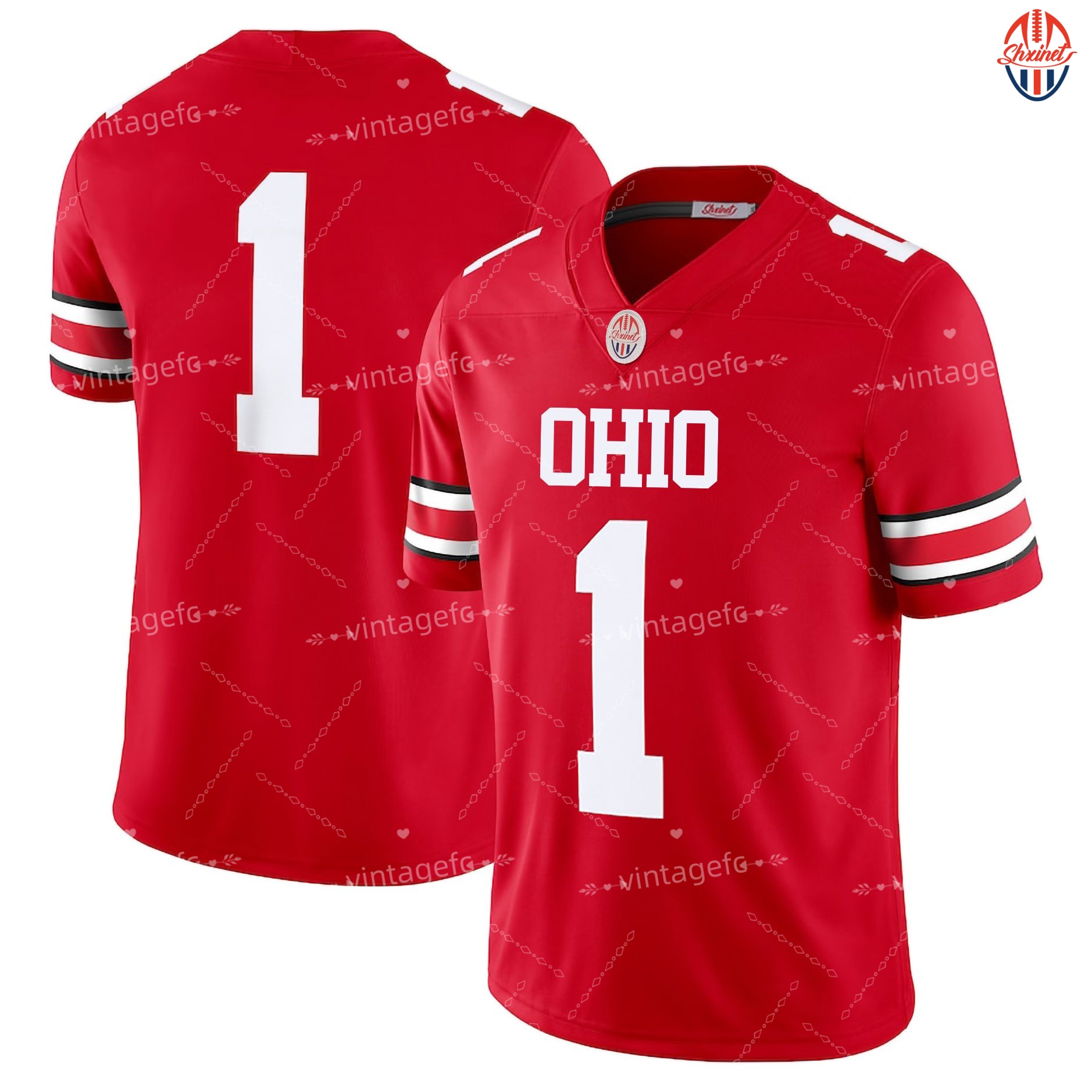 2025 College National Champion Buckeyes Jersey 4 Jeremiah Smith Ohio States Jack Sawyer Will Howard Caleb Downs Treveyon Henderson Simon Denzel Burke 