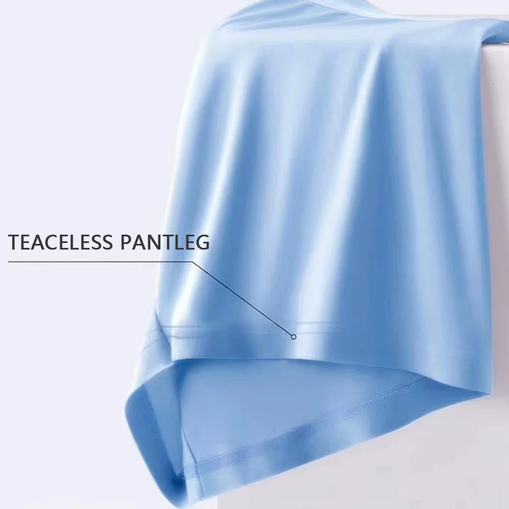 Mens Panties Ice Silk Boxer Shorts Breathable Black Man Undrewear Mens boxer Sexy Underpants Ultrathin BoxerShorts 5pcsset 251021