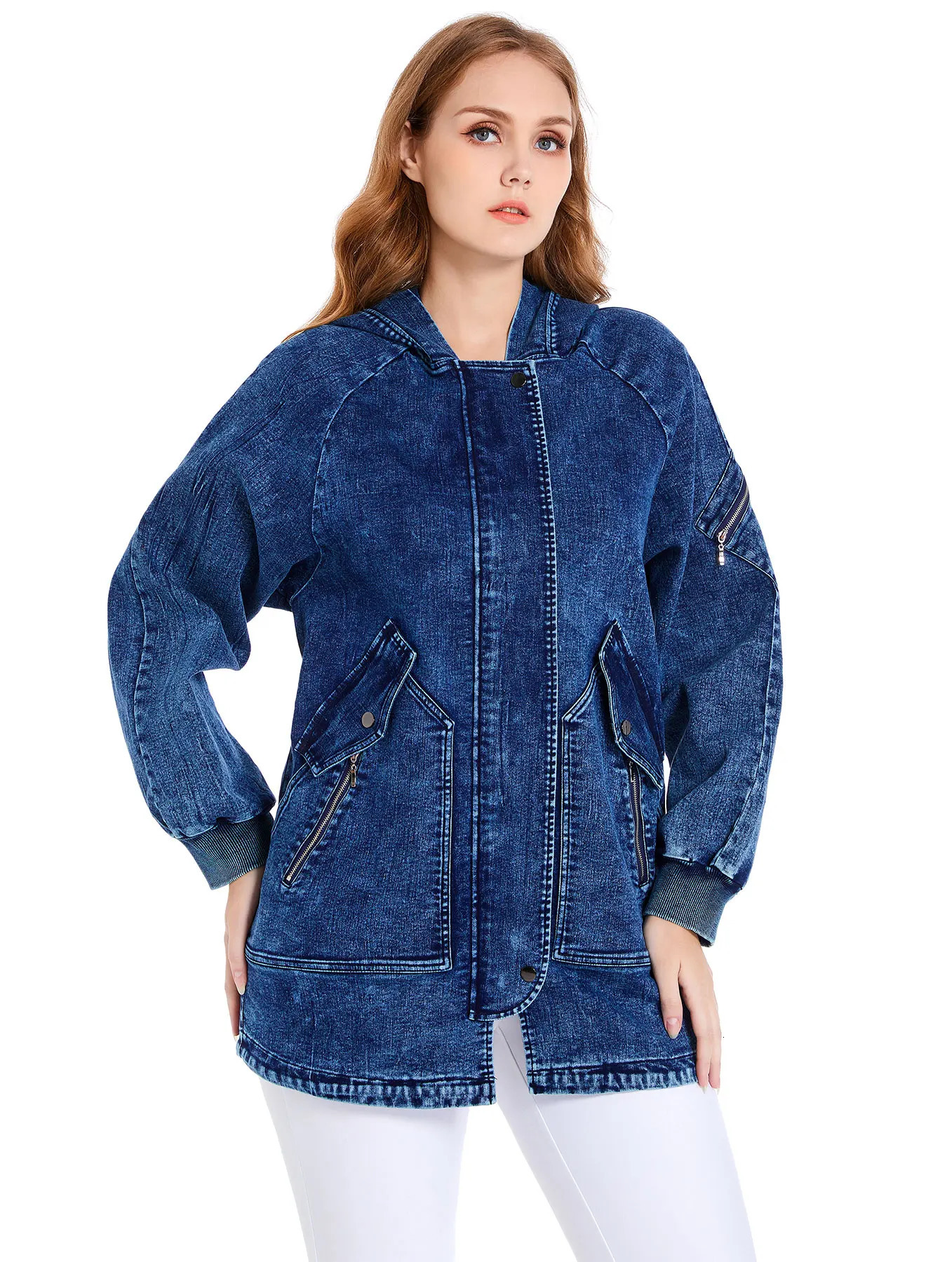 Women Plus Size Woven Autumn And Winter Fashion Coat 251021