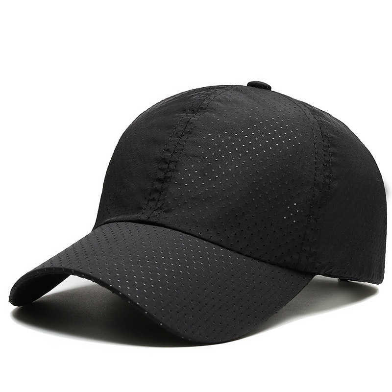 Outdoor Summer Hat Mens Breathable Quick Drying Mesh Hat Leisure Baseball Cap Autumn Womens Sun Visor Cap H251020