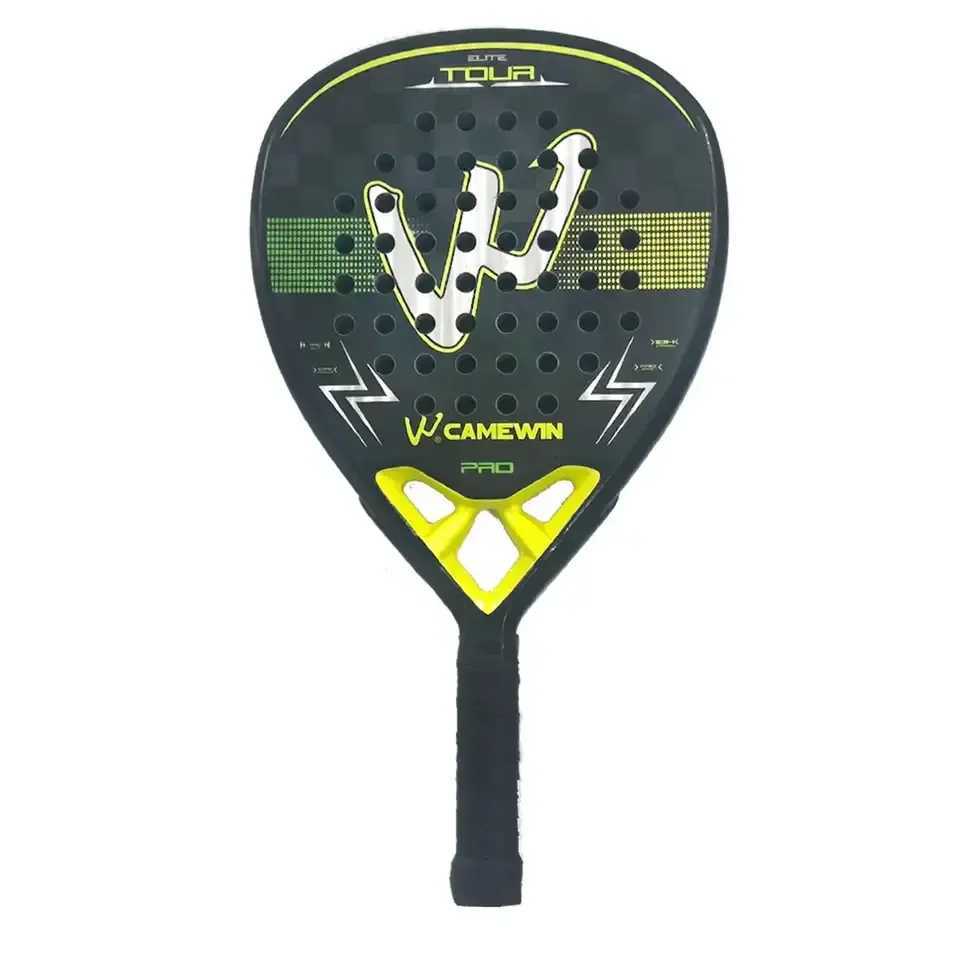 8K Camewin Padel Racket with wrist guard2 overgrips Professional Padel Carbon 8K MultiEva Core Lightweight Padel Racquet W251021