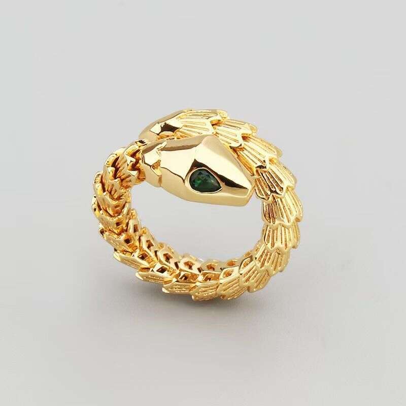 2025 New Bone Bracelet Snake Shape Open Luxury Elegant Ring High-end Simple Style Exquisite