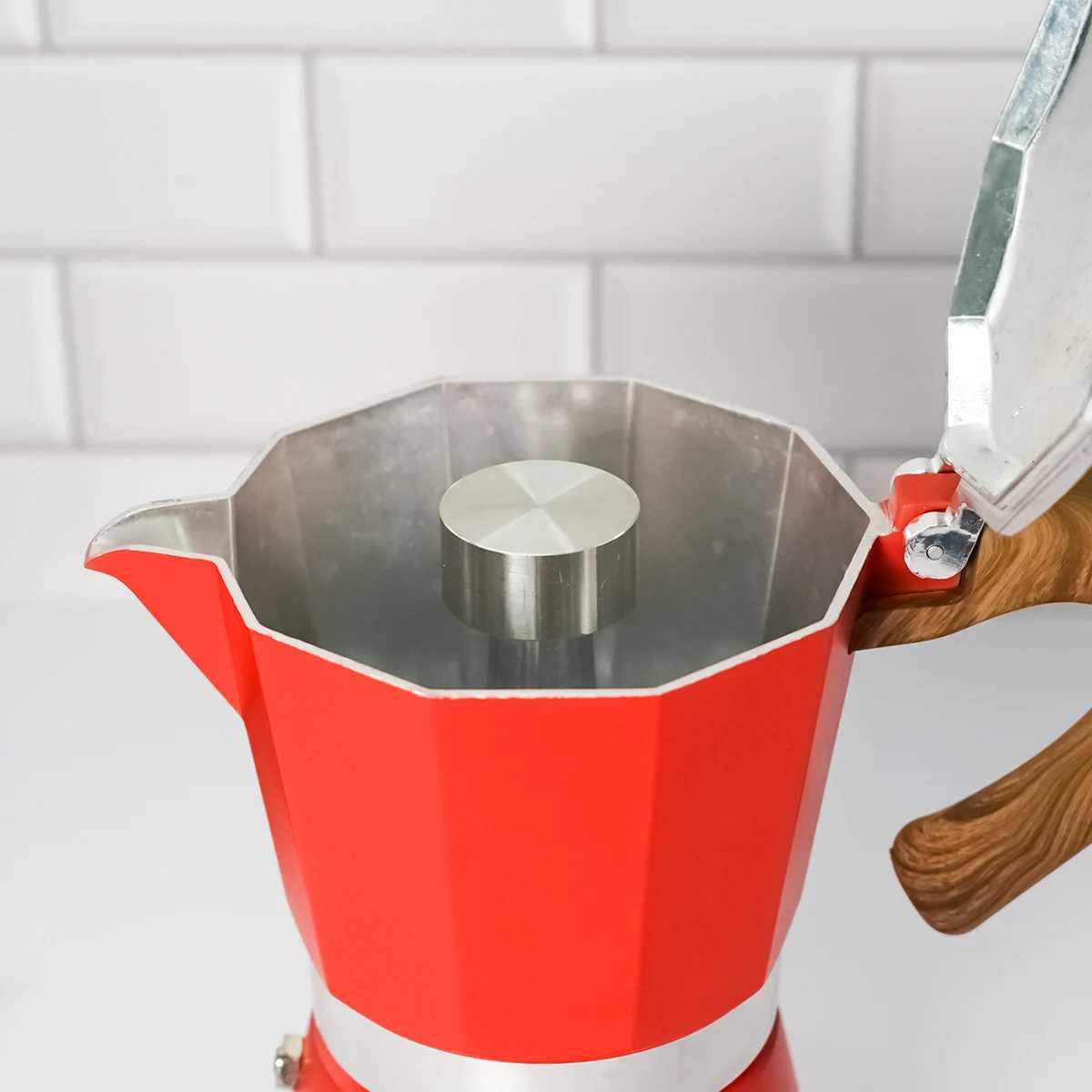 Stainless Steel Moka Pot Stovetop Splashproof Valve Moka Pot Splashproof Cover Splash Cap resso Coffee Maker Accessories Y251020