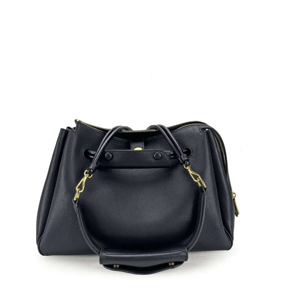 Cowhide Underarm New Niche Design Large Capacity Vintage Slack Tote Fashionable Women's One-Shoulder Crossbody Bag 251021