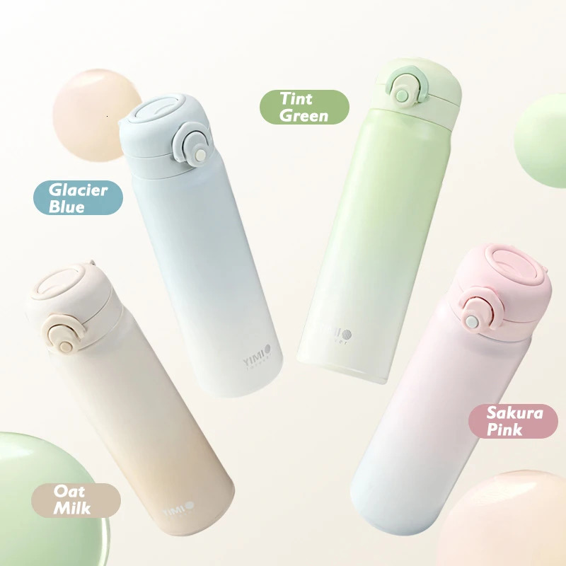 500ml Large Capacity Thickened 316 Stainless Steel Gradual Change Color Cup Vacuum Thermal Insulation Portable Tumbler Thermos 251020 W260226