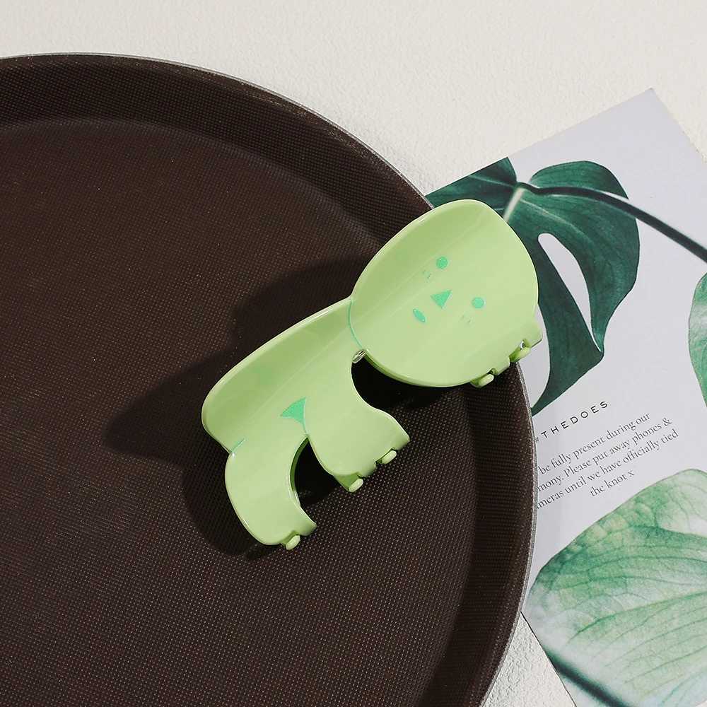 Cartoon Green Hair Clip Decoration Freshly Colored Practical Daily Use Hair Grips Hair Accessories Hairband HairpinW254021