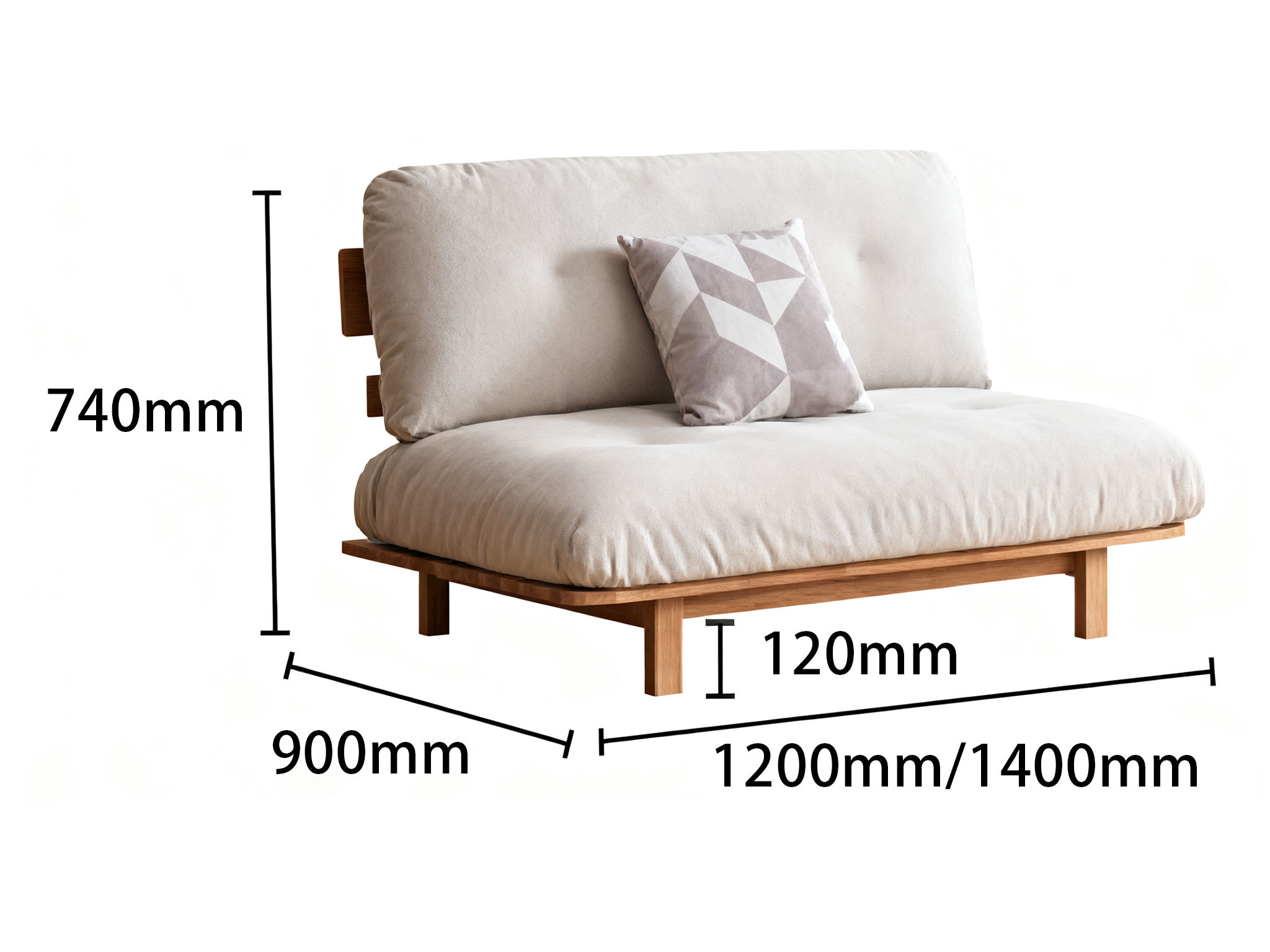 Contemporary Sofas with Durable Hardwood Frame by North America