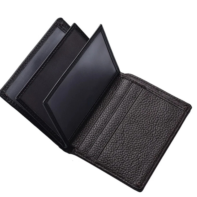 Mens Wallet Fashion High Quality Pu Male Card Bag Credit Card Drivers License Storage Bag 251013