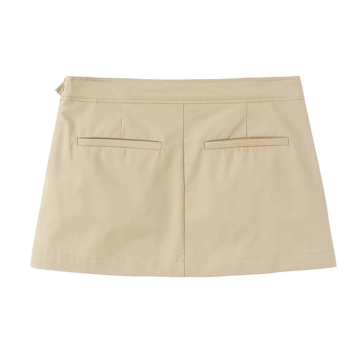 Women Motorcycle Cropped Vest Shorts Suit Lapel Singlebreasted Top Hidden Zipper Aline Summer Female Chic Set 251016