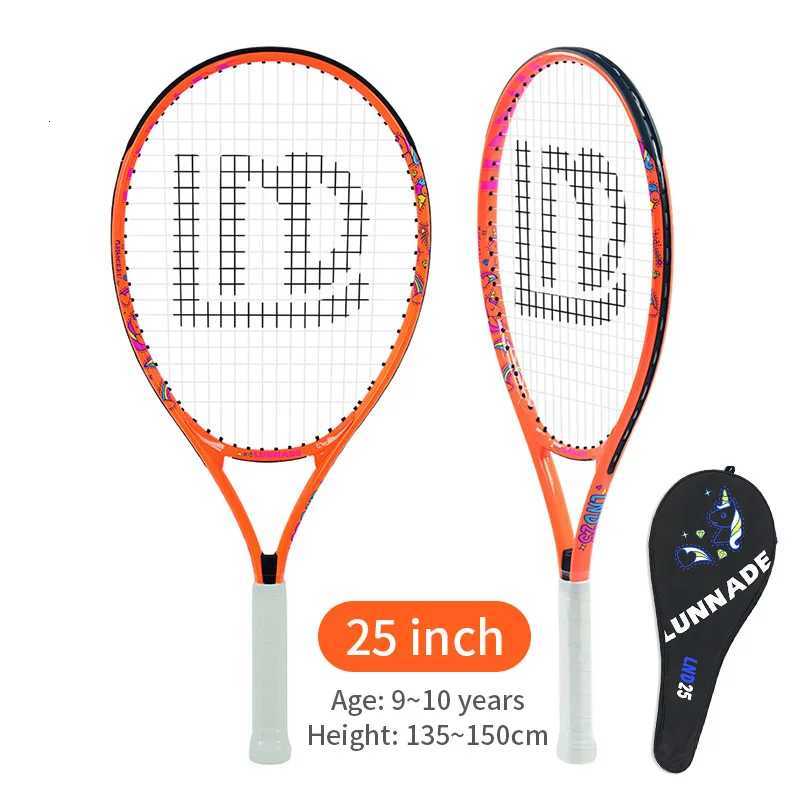 Childrens tennis racket from 3 to 0 years old Carbon fiber boys and girls Ultra light 9 2 23 25 inches Pink green orange W251021