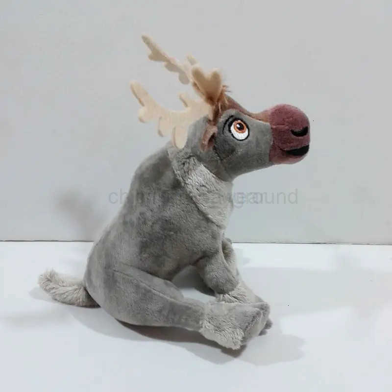 Disney Sitting 18cm Frozen Sven Stuffed Plush Toy Kawaii Reindeer Sven Soft Kids Dolls Gifts for Children H251021