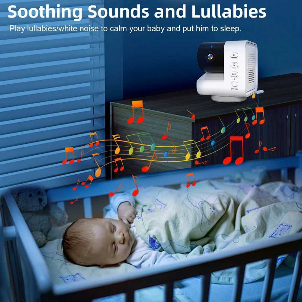 70 Inch wireless Video Baby Monitor No WiFi 4X Zoom 2Way Audio Night Vision 5000mAh Battery Protection Surveillance Video Cam J251121