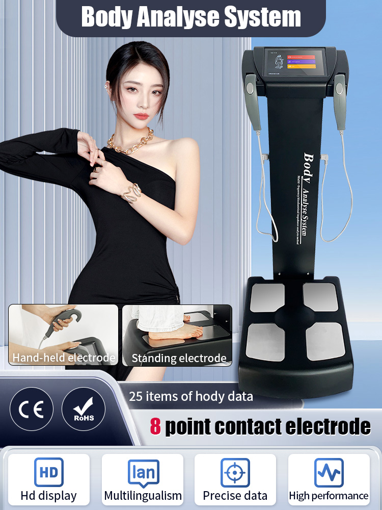 Human Body Fat Scale Element Health Analyzer Printer Body Composition With Result Sheet Intelligent Detection Device