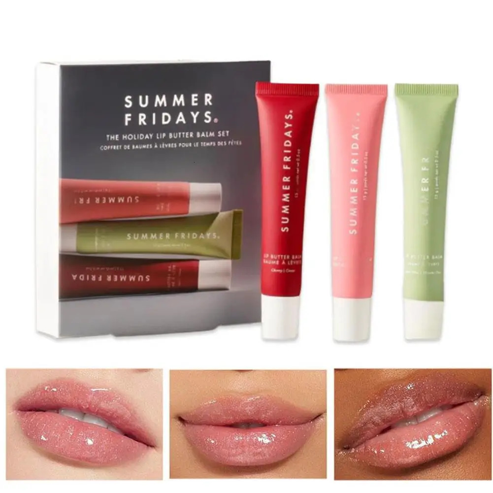 Lipstick three piece set deeply moisturizes lips soothes and brightens them locks in moisture keeps lips dry and non greasy 251018