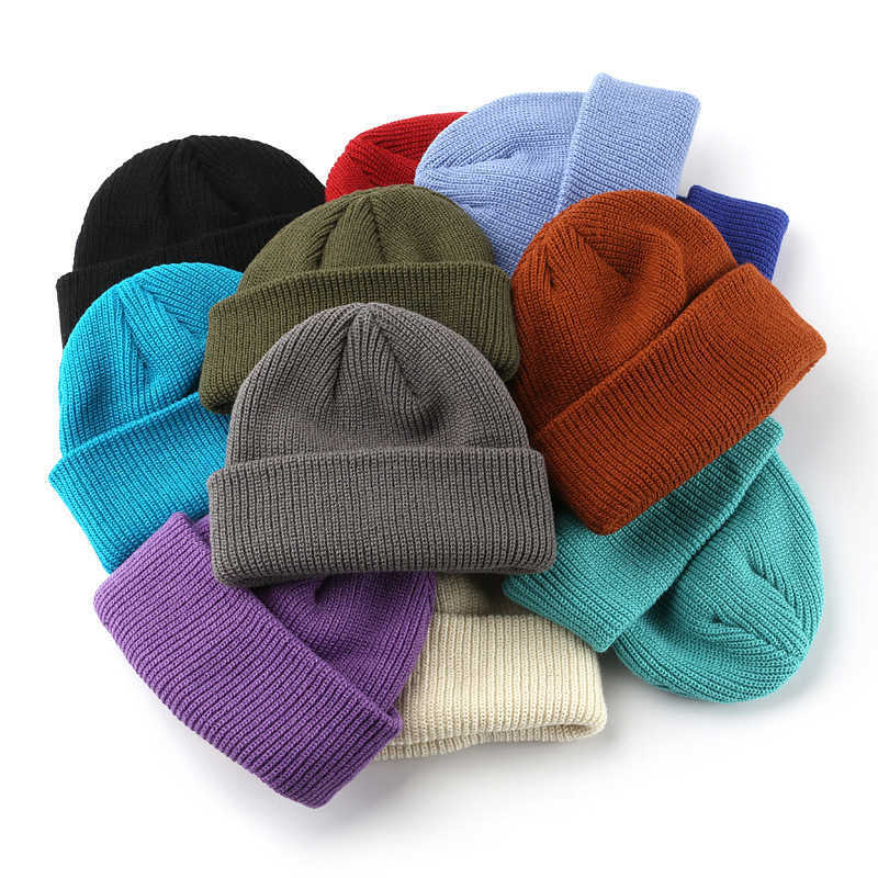 Outdoor Sports Travel Pure Color Light Plate Warm Ear Protection Knitted Hat Womens Cold Proof Couple Wool Hat H251020