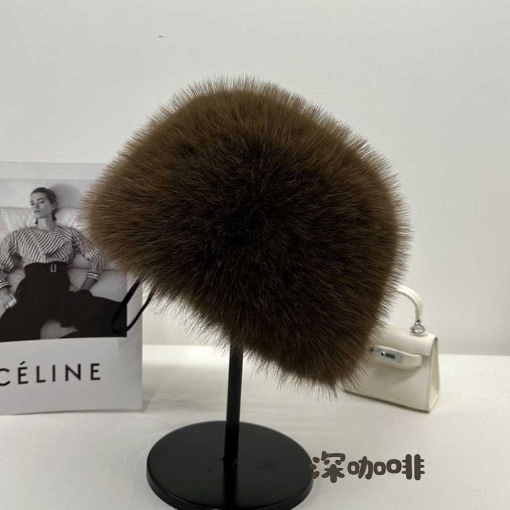 Womens Hat Autumn Winter New Imitation Mink Fur Fisherman Hat Fashion Thickened Warm Ear Protection Plush Hat Bucket Hat H251020