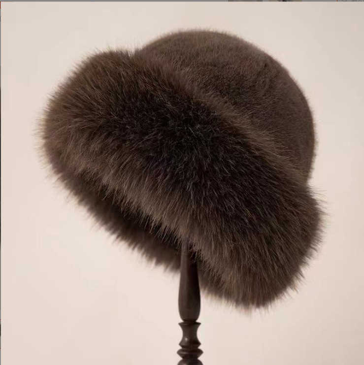 Hat for Women New Thickened Warm Faux Fur Hat Fashion Simple Ladies Hat H251020