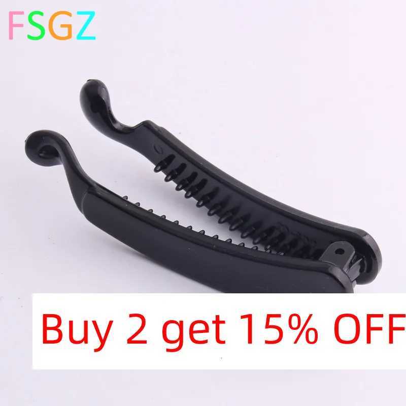 Brand French Banana Hair Clip Black Plastic Ponytail Holder Hair Pin for Lady Hairdress Beauty Tool Simple Hair Clips 2020W254021