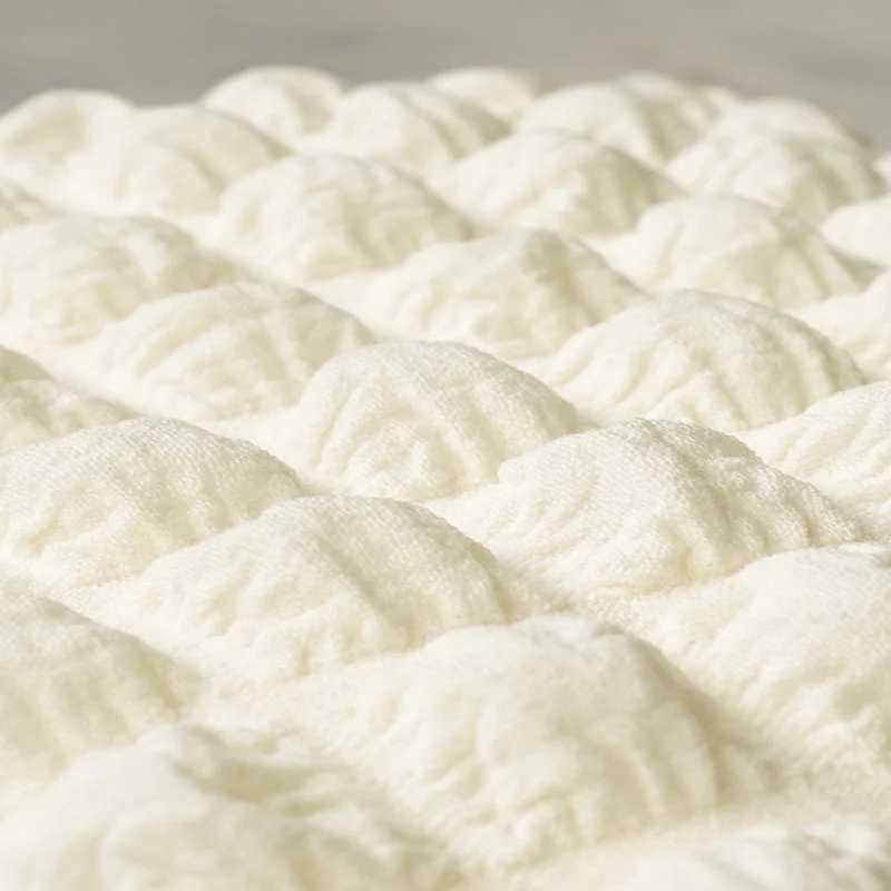 Travel Organizer Portable Zipper Soft Makeup Pouch for Lady Girls Popular Boho Reusable Bubble Cloth Capacity Cosmetic BagW251021