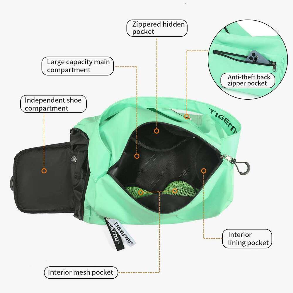 Tigernu Travel For Women Handbag Lightweight Sport Bags Female Duffle Girls Crossbody Men Shoulder Bag