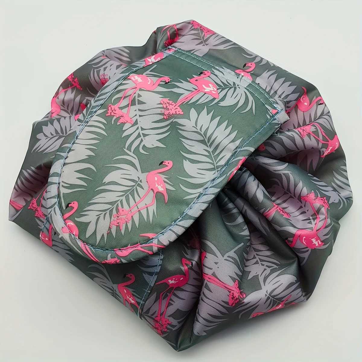 Women Drawstring Cosmetic Bag Travel Storage Makeup Bag Organizer Female Make Up Pouch Portable Waterproof Toiletry Beauty CaseW251021