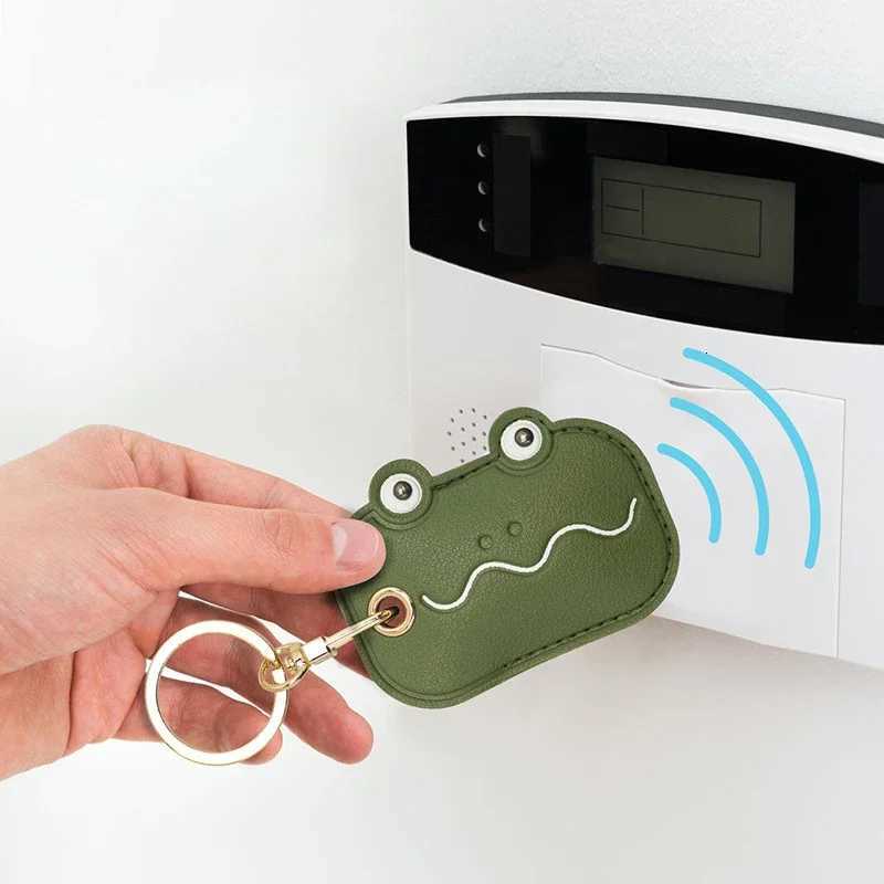 Cute Strawberry Keychain Lemon Entrance Guard Card Cover PU Leather Bag and Car Keys Pendant GPS Antilost Pet Collar Accessory W251021