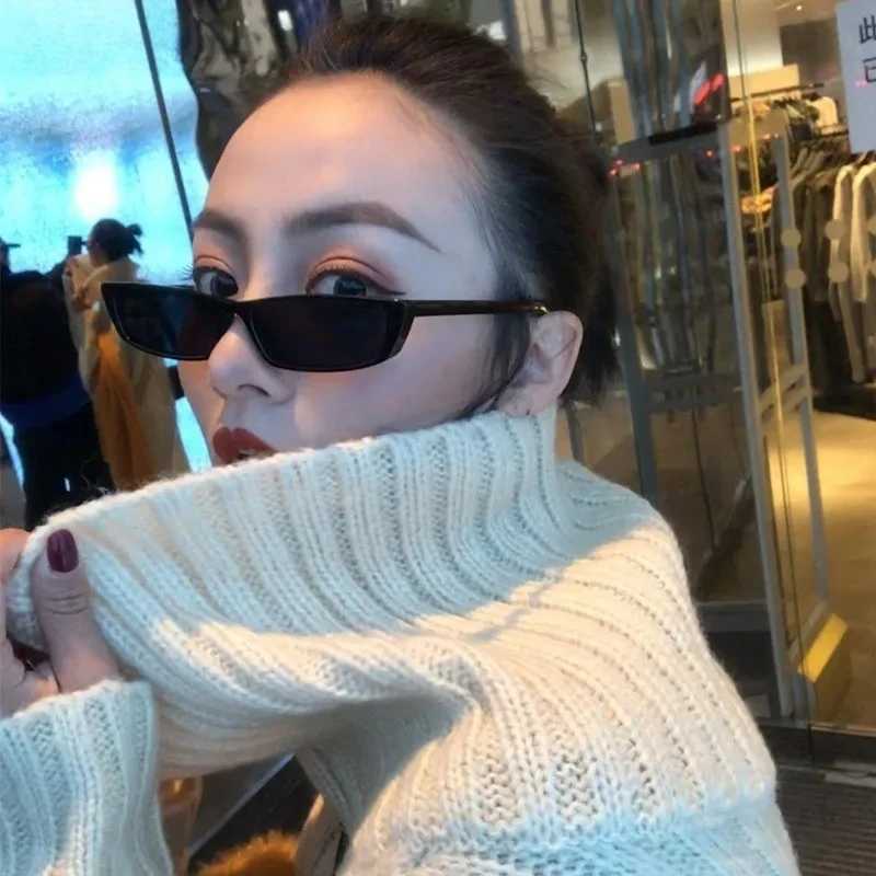 Fashion Rectangle Sunglasses New Women Retro Brand Sun Glasses Vintage Square Narrow Frame Eyewear Female UV400 Shades J251114