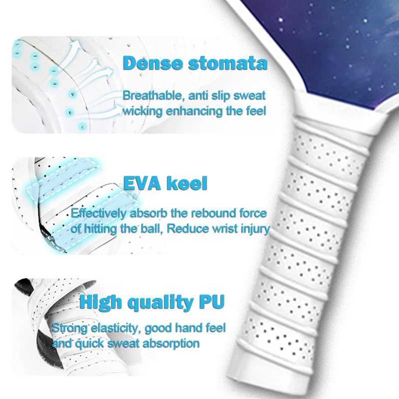 Pickleball paddle highquality fiberglass cricket squash and tennis racket antislip grip super durable meet USAPA standard W251021