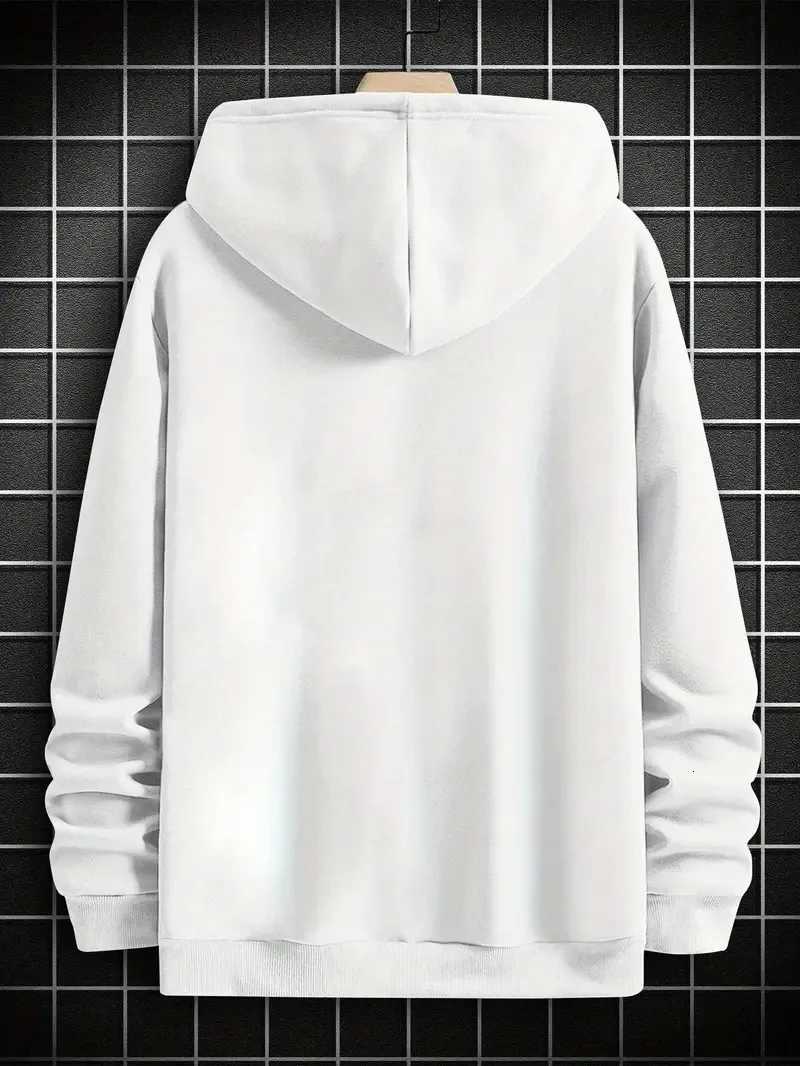 The new mens hoodie for Spring and Autumn 2025 is comfortable soft casual and fashionable with letter prints for street wear W251021