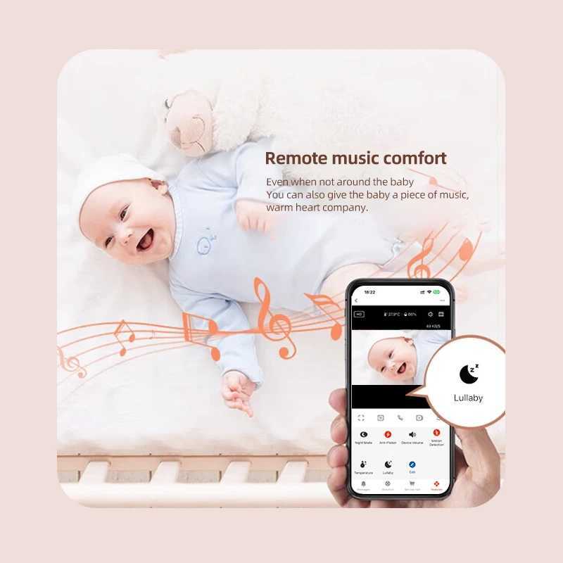 1080P HD Baby Monitor Tuya APP Remote Control 2 Million Pixel Camera Sound Temperature Detection Infrared Night Vision Babyphone J251121