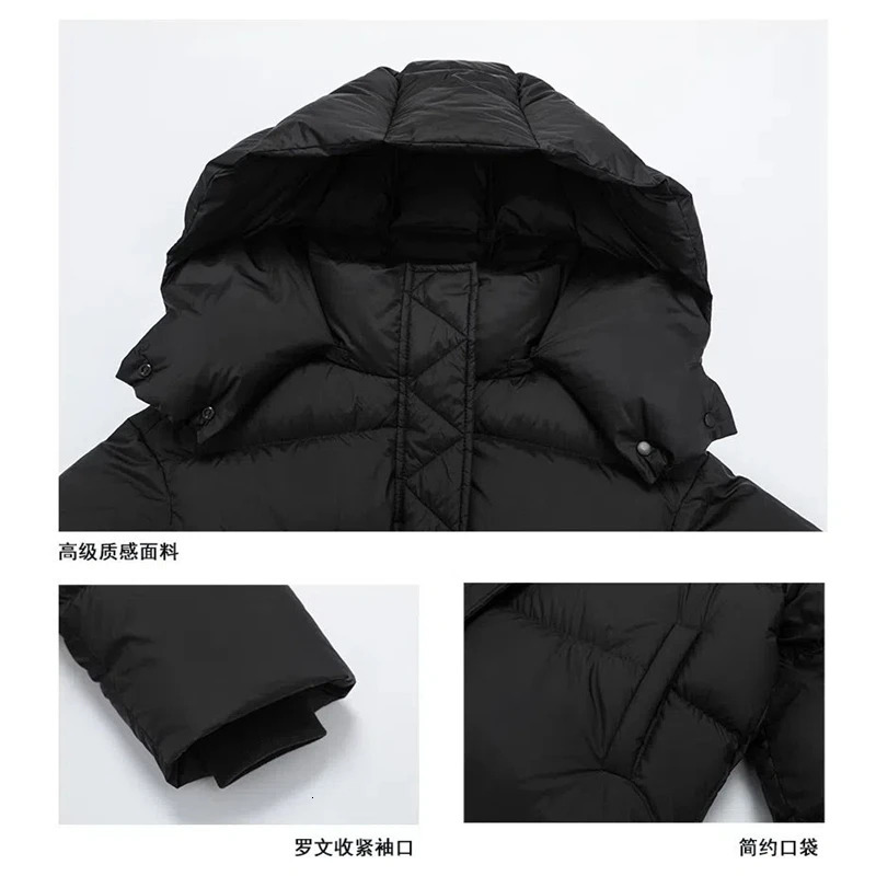 2024 Autumn Winter Jacket Women Fashion Lightweight Hooded Down Cotton Overcoat Female Loose Casual Warm Parkas Outerwear 251011 - view 6